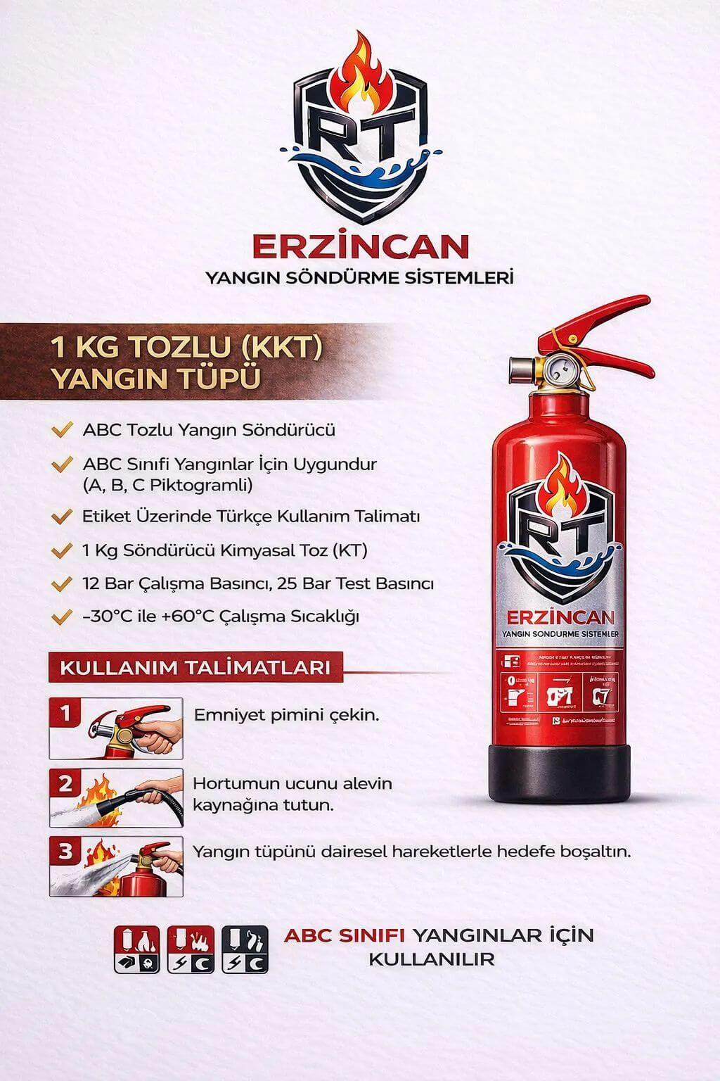 1 KG KURU K�MYEV� TOZLU (KKT) S�ND�R�C�