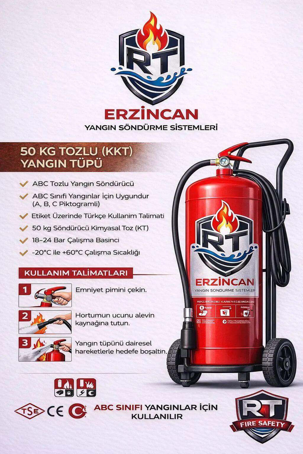 50 KG KURU K�MYEV� TOZLU (KKT) S�ND�R�C�