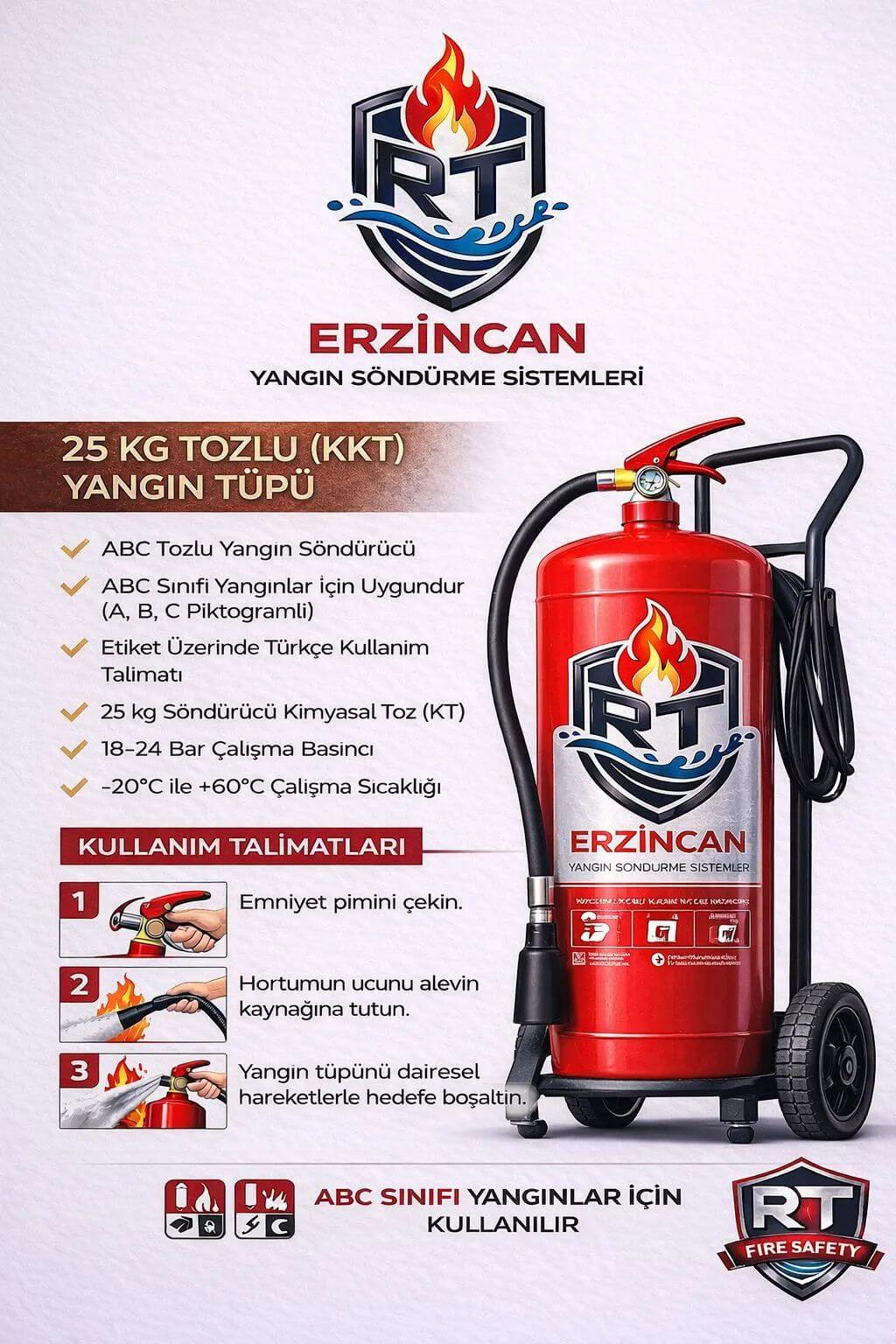 25 KG KURU K�MYEV� TOZLU (KKT) S�ND�R�C�