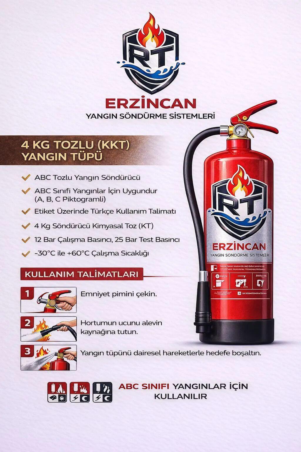 4 KG KURU K�MYEV� TOZLU (KKT) S�ND�R�C�